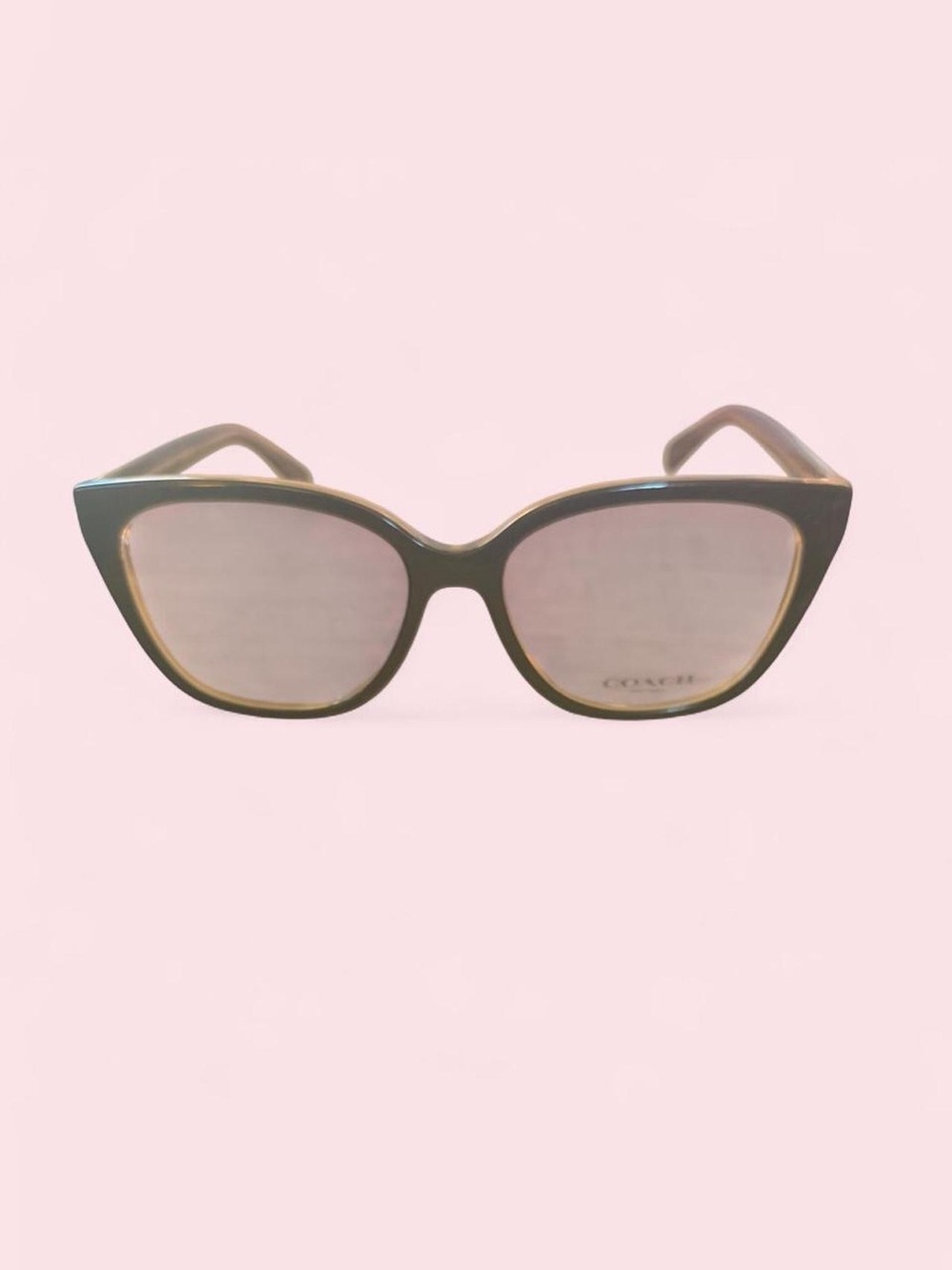 Coach Brown/Black Cat Eye Sunglasses